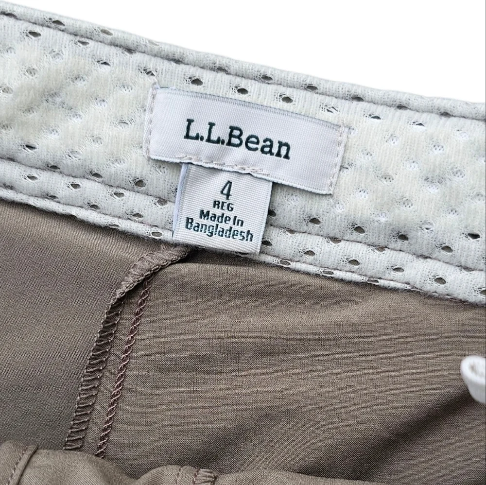 LL Bean Water-Repellent Comfort Trail Skort, Mid-Rise